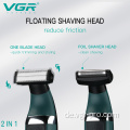 VGR V-393 Bart Trimmer wasserdichtes Haarkörper Rasierer